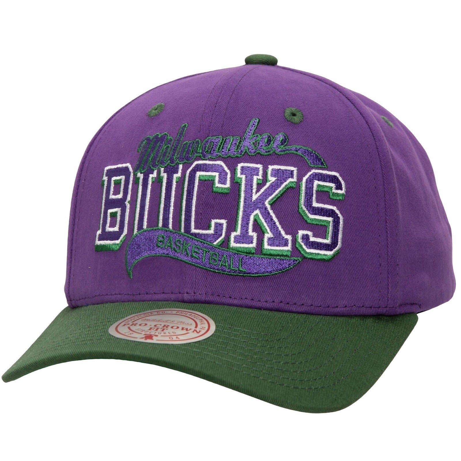 MITCHELL AND NESS NBA BUCKS HAT