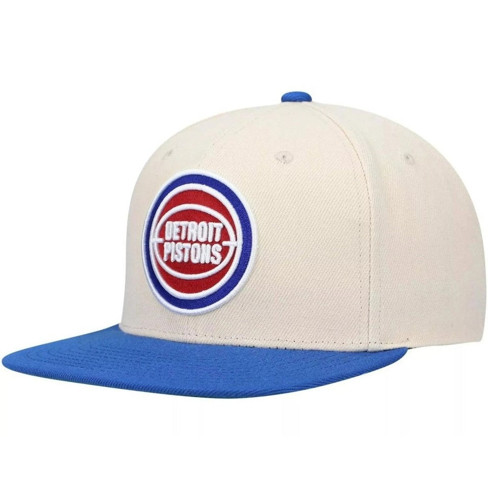 MITCHELL AND NESS NATURAL XL SNAPBACK HWC PISTONS