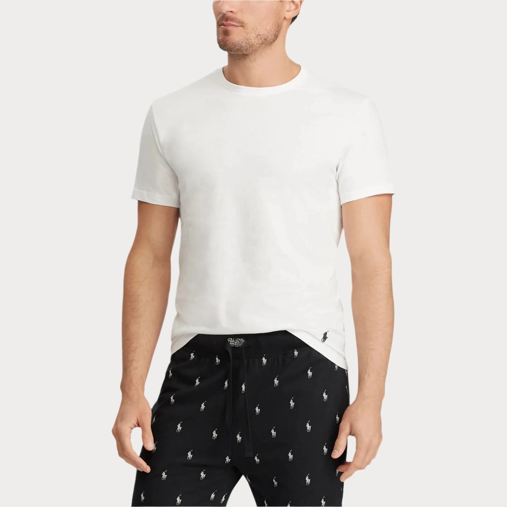 RALPH LAUREN BIG SIZE 3 PACK T-WHITE