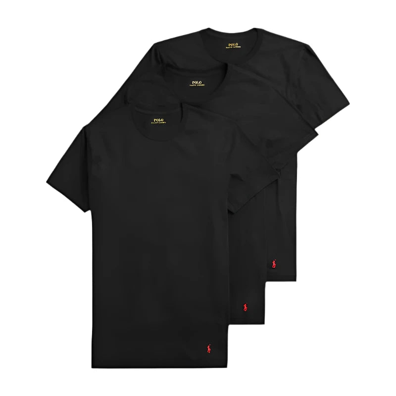 RALPH LAUREN CLASSIC FIT 3PACK-BLACK