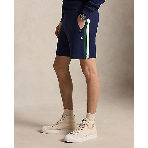 LIGHTWEIGHT MESH FACED DOUBLE KNIT PULL ON SHORT by Ralph Lauren