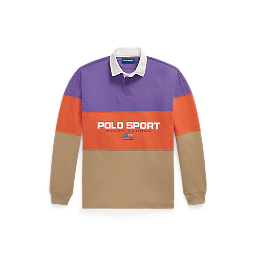RALPH LAUREN LONG-SLEEVE KNIT POLO SPORT RUGBY POLO by Ralph Lauren