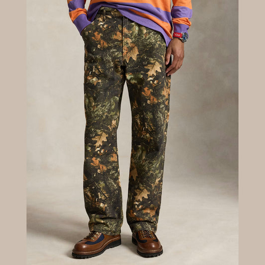 RALPH LAUREN DUNGAREE CANVAS WOVEN PANTS by Ralph Lauren