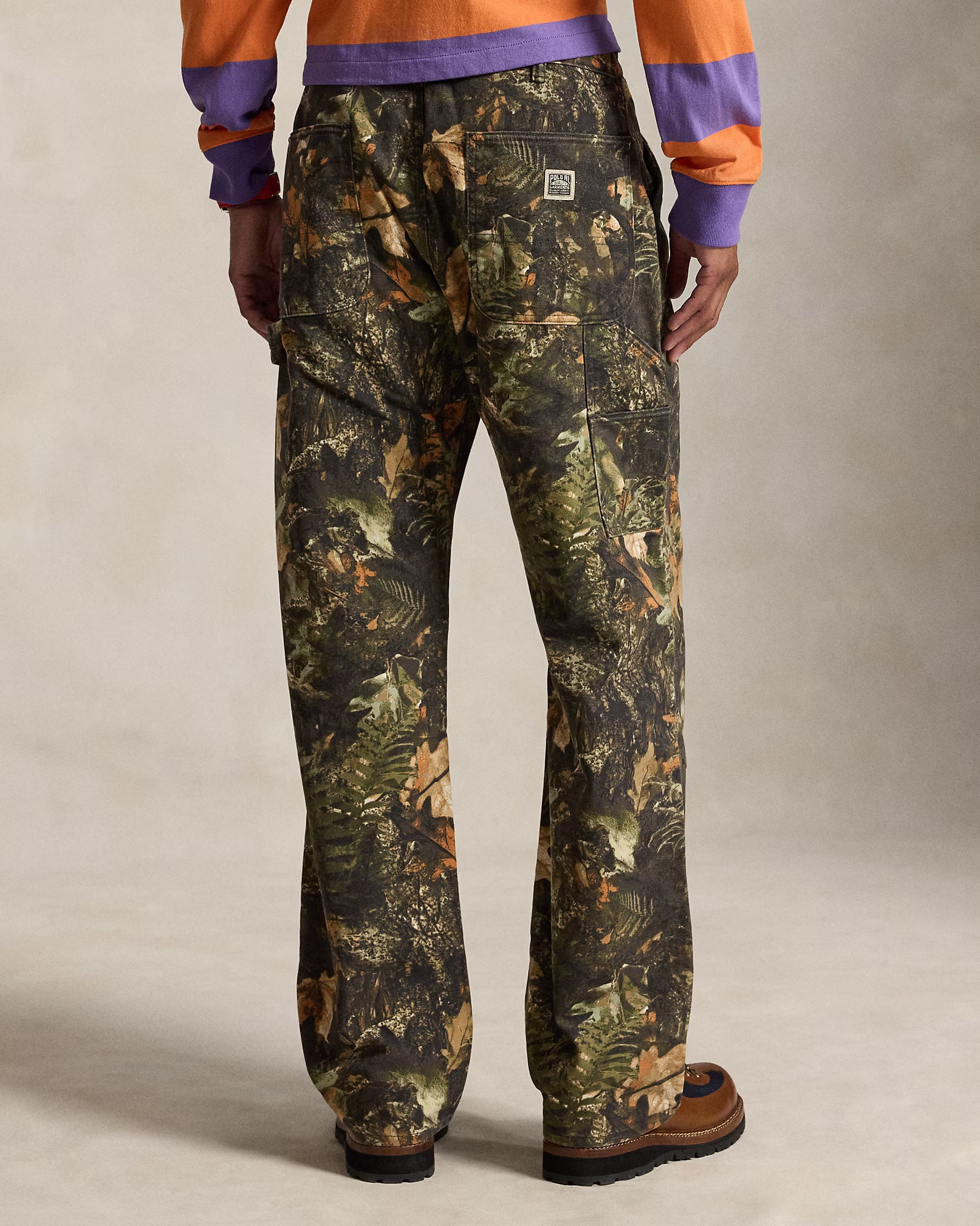 RALPH LAUREN DUNGAREE CANVAS WOVEN PANTS by Ralph Lauren