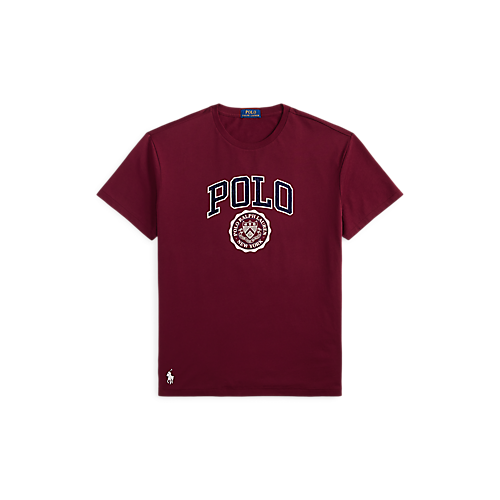 RALPH LAUREN SHORT-SLEEVE KNIT HERITAGE POLO CREST TEE by Ralph Lauren