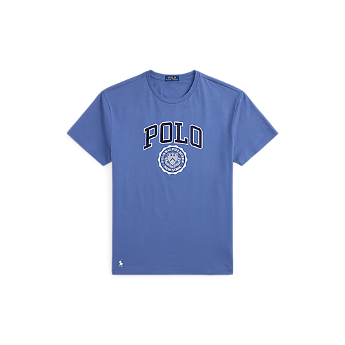 RALPH LAUREN SHORT-SLEEVE KNIT HERITAGE POLO CREST TEE by Ralph Lauren