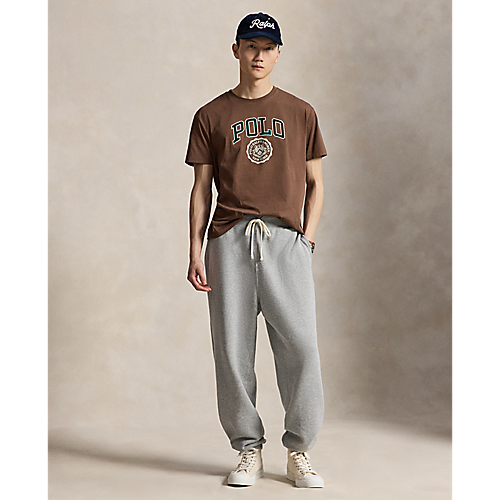RALPH LAUREN SHORT-SLEEVE KNIT HERITAGE POLO CREST TEE by Ralph Lauren