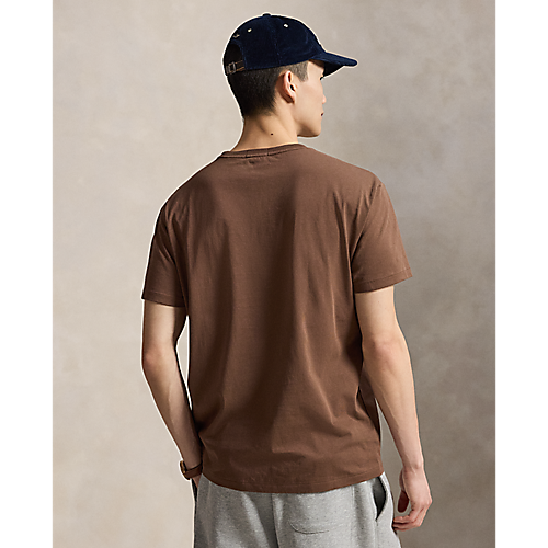 RALPH LAUREN SHORT-SLEEVE KNIT HERITAGE POLO CREST TEE by Ralph Lauren