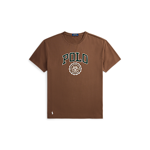 RALPH LAUREN SHORT-SLEEVE KNIT HERITAGE POLO CREST TEE by Ralph Lauren