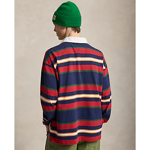 RALPH LAUREN LONG-SLEEVE YARN-DYED COTTON RUGBY POLO by Ralph Lauren