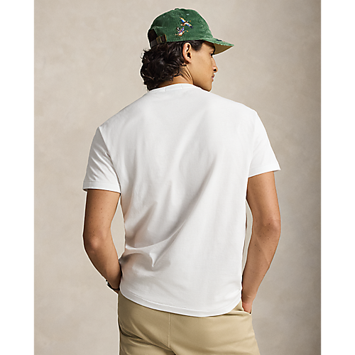 RALPH LAUREN SHORT-SLEEVE KNIT NOVELTY LITCHFIELD BEAR GRAPHIC TEE by Ralph Lauren