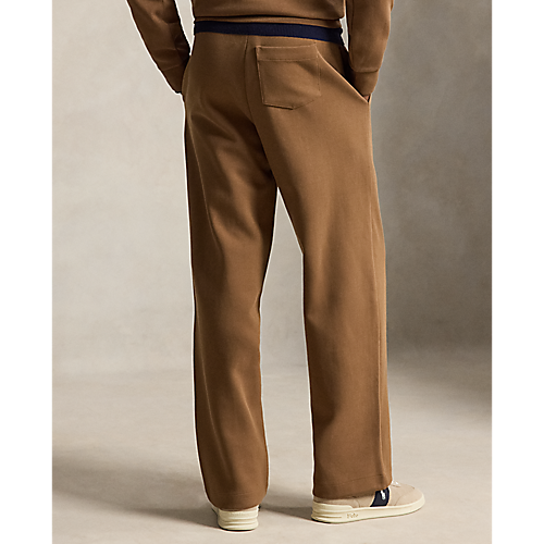 RALPH LAUREN DOUBLE KNIT TECH WIDE LEG PULL ON ATHLETIC PANT by Ralph Lauren