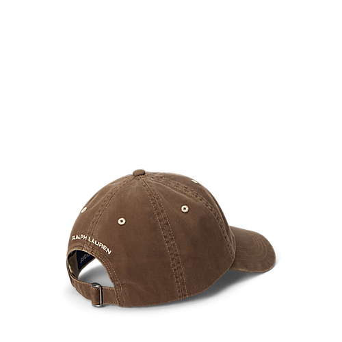 RALPH LAUREN CLASSIC TWILL VINTAGE WASH EMBROIDERED POLO SPORT CAP by Ralph Lauren