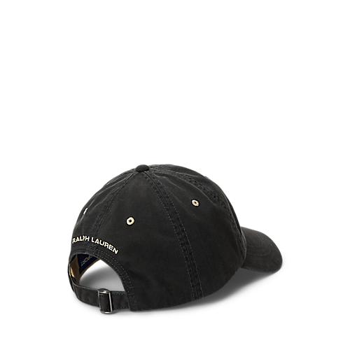 RALPH LAUREN CLASSIC TWILL VINTAGE WASH EMBROIDERED POLO SPORT CAP by Ralph Lauren