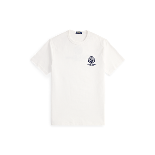 RALPH LAUREN SHORT-SLEEVE JERSEY KNIT TENNIS GRAPHIC T-SHIRT by Ralph Lauren