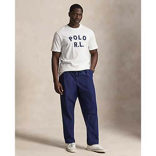 RALPH LAUREN SHORT-SLEEVE KNIT POLO R.L. GRAPHIC T-SHIRT by Ralph Lauren