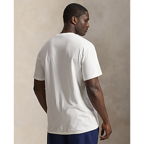 RALPH LAUREN SHORT-SLEEVE KNIT POLO R.L. GRAPHIC T-SHIRT by Ralph Lauren
