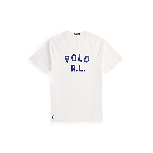 RALPH LAUREN SHORT-SLEEVE KNIT POLO R.L. GRAPHIC T-SHIRT by Ralph Lauren