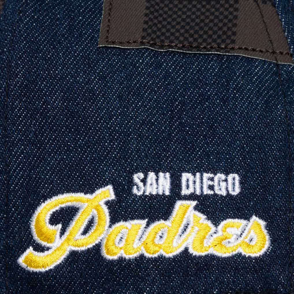 MITCHELL & NESS SAN DIEGO PADRES BUFFALO DENIM PRO HAT by Mitchell and Ness