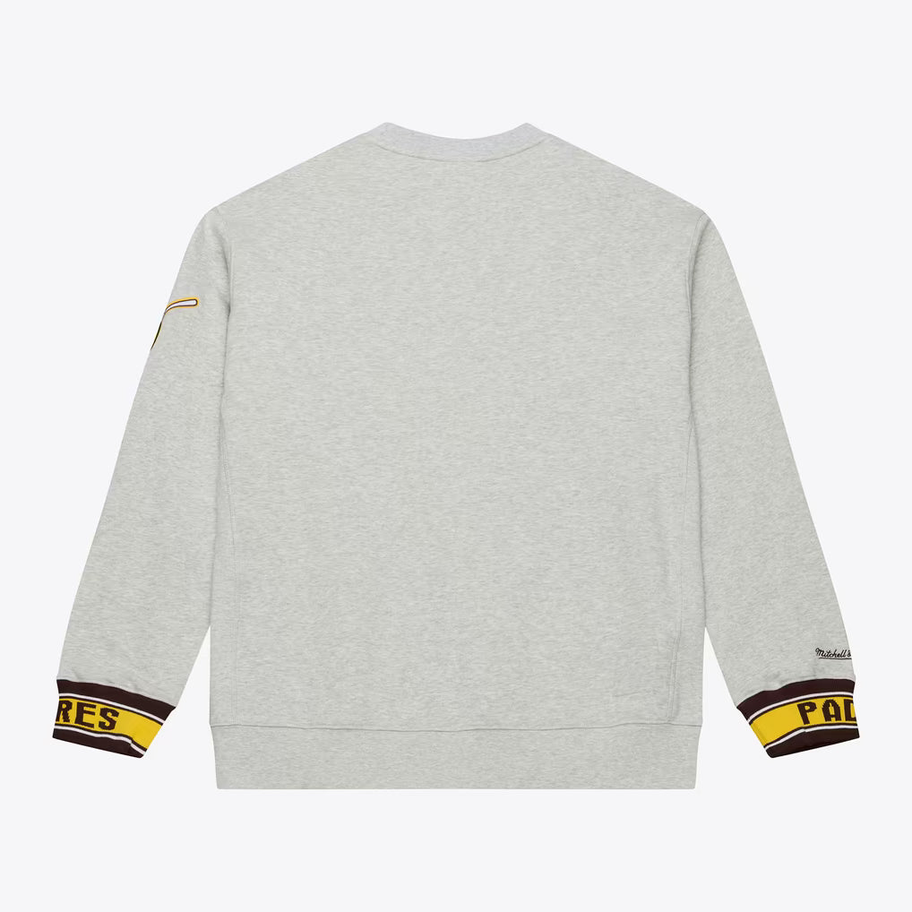Mitchell & Ness Heather Gray Team Celebration Fleece Sweatshirt by Mitchell and Ness