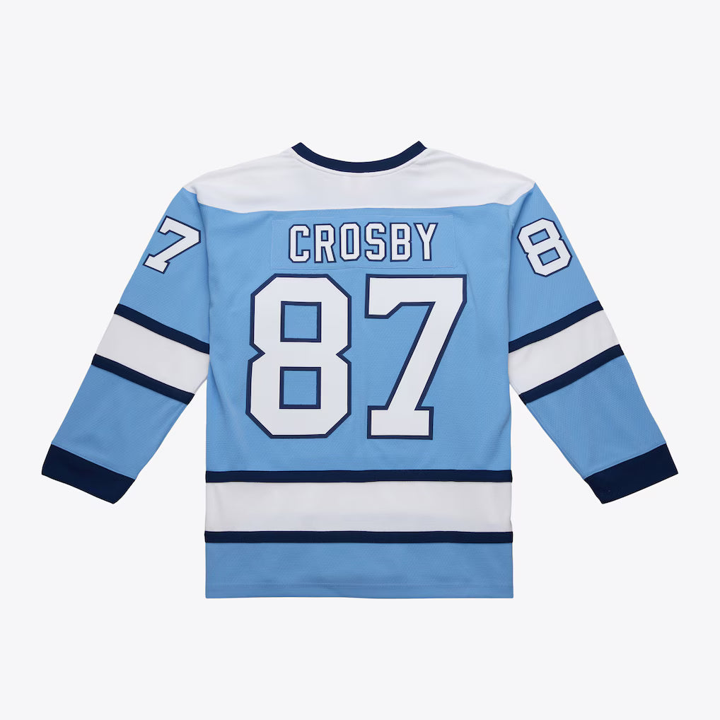 Mitchell and Ness Sidney Crosby Penguins 2008-09 Light Blue Jersey