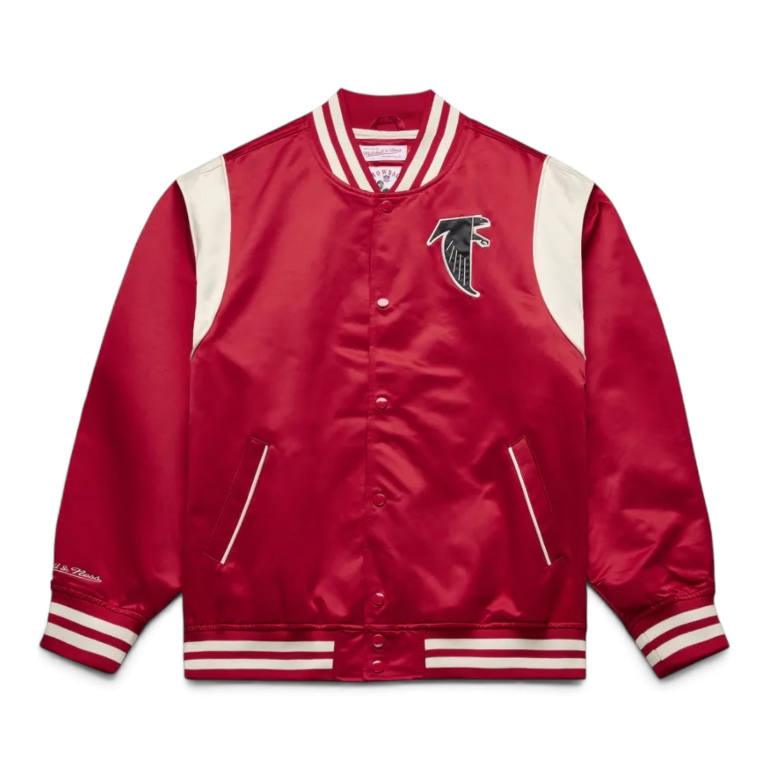 MITCHELL & NESS ATLANTA FALCON SATIN JACKET by Mitchell and Ness