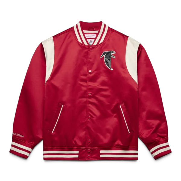 MITCHELL & NESS ATLANTA FALCON SATIN JACKET by Mitchell and Ness