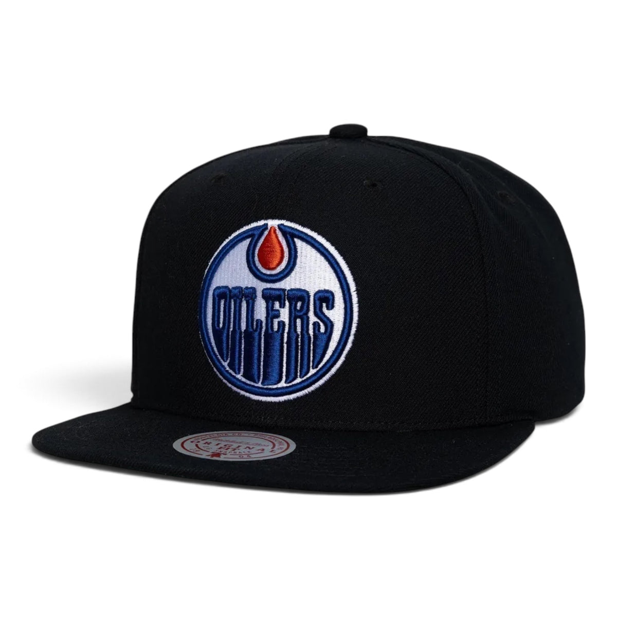 MITCHELL & NESS EDMONTON OILERS TOP SPOT VINTAGE SNAPBACK HAT by Mitchell and Ness