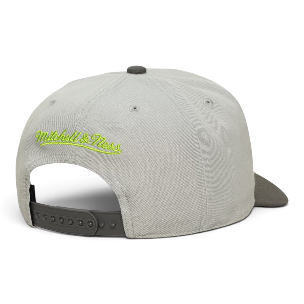 MITCHELL AND NESS GREY AND GREEN PRO HATS by Mitchell and Ness