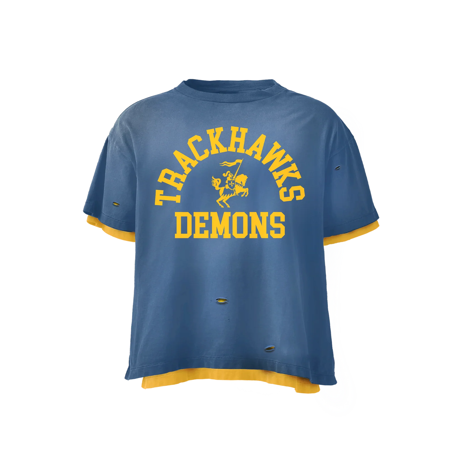 BRAVEST STUDIOS TRACKHAWK DOUBLE-LAYER VINTAGE TEE by BRAVEST STUDIOS