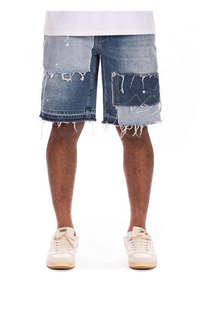 AKOO B REAVES DENIM SHORTS by AKOO