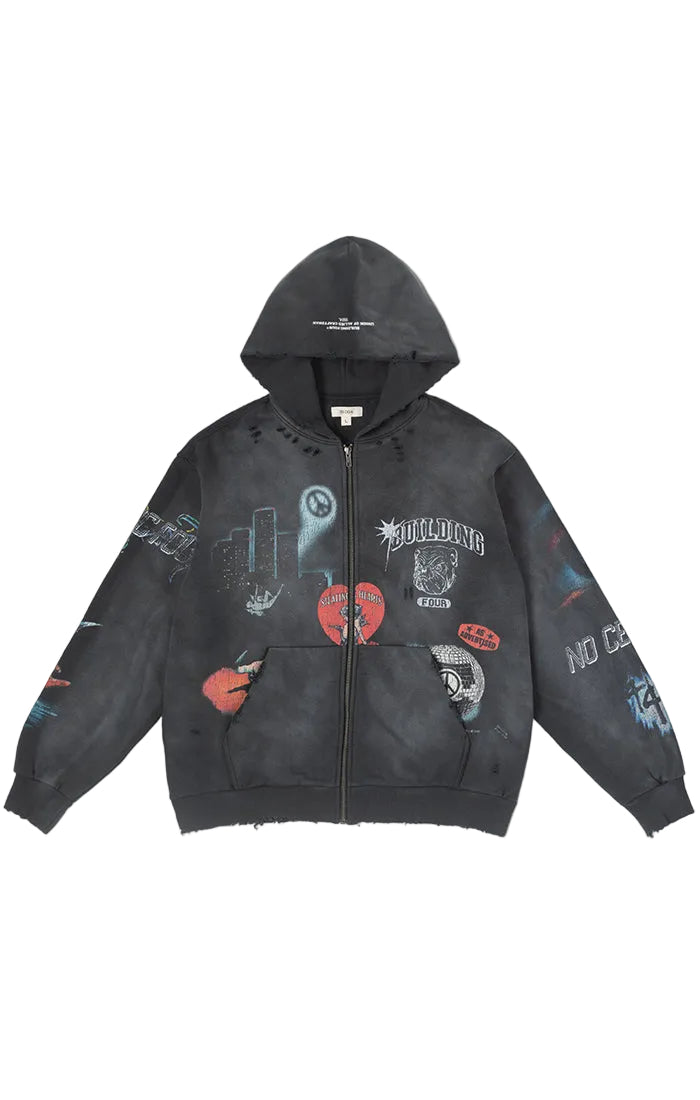 BLDG4 CLADDING HOODIE by BLDG4