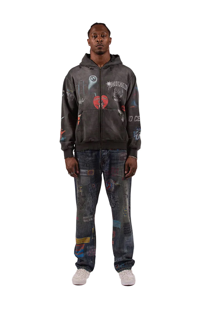BLDG4 CLADDING HOODIE by BLDG4