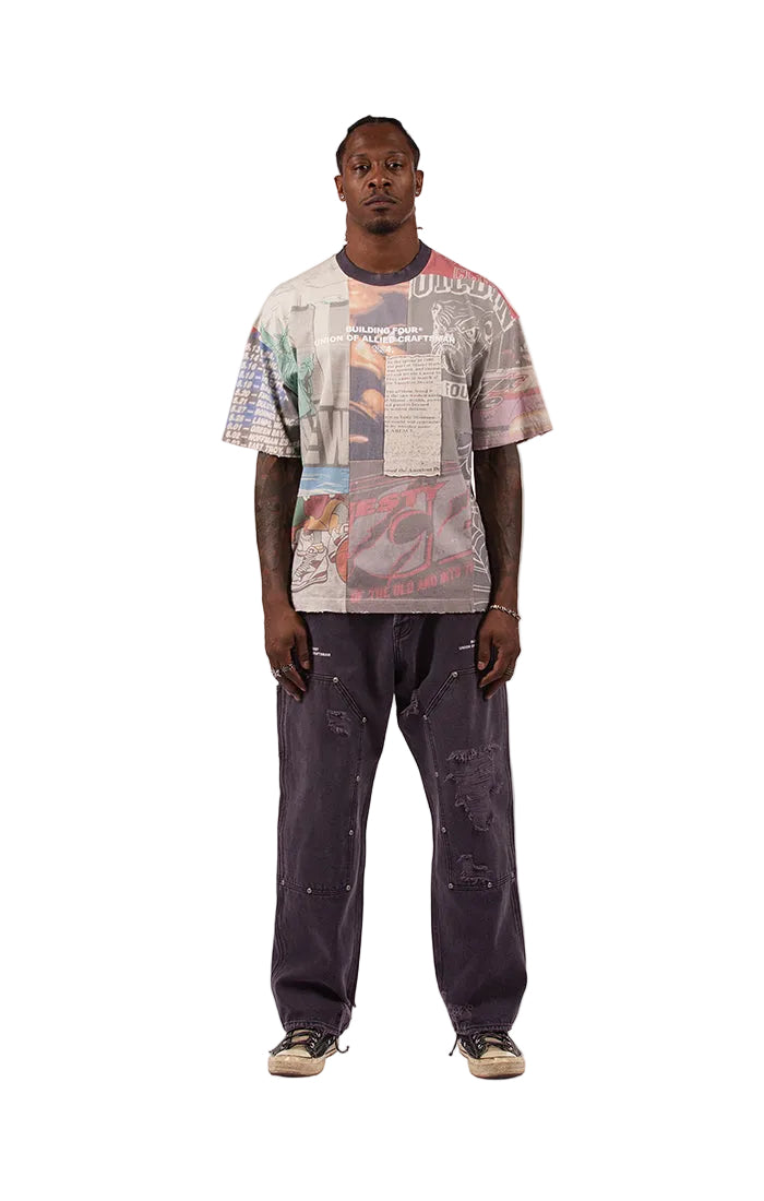 BLDG4 LAYER SS KNIT TEE by BLDG4