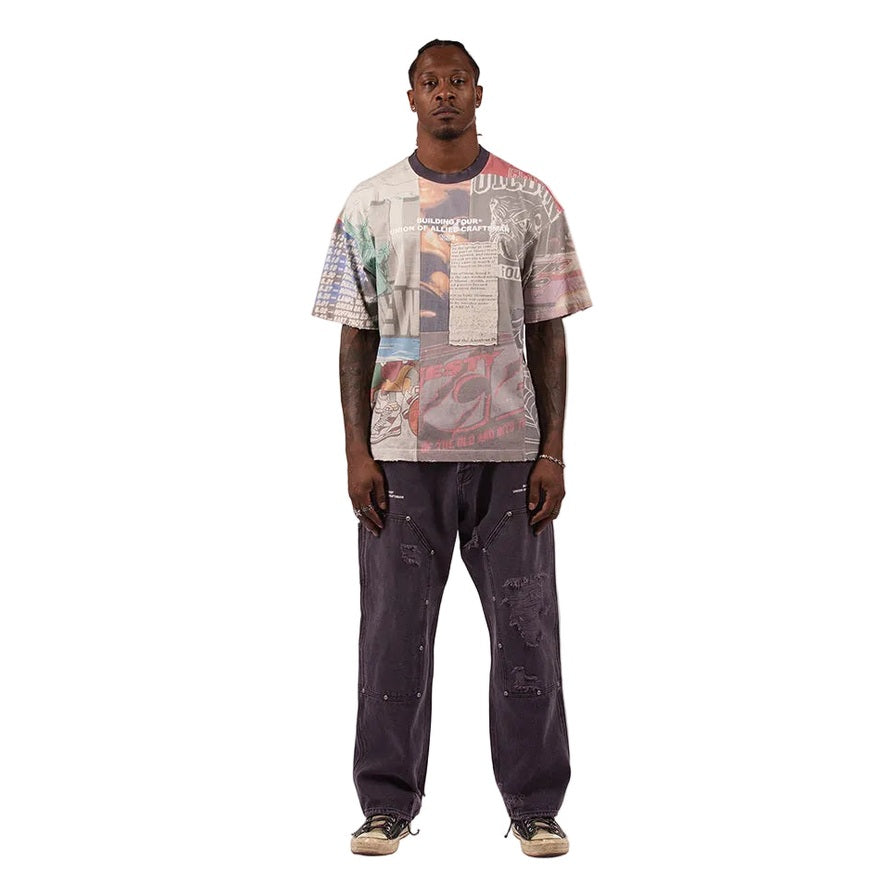 BLDG4 LAYER SS KNIT TEE by BLDG4