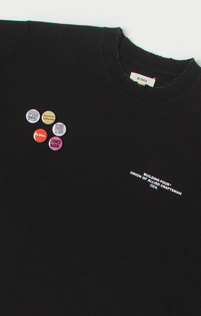 BLDG4 PIZA SS KNIT TEE by BLDG4