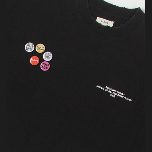 BLDG4 PIZA SS KNIT TEE by BLDG4