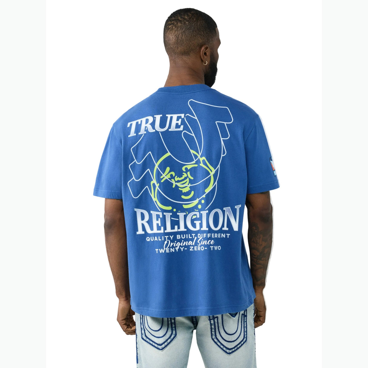 TRUE RELIGION SS HORSESHOE REPEAT TEE by True Religion