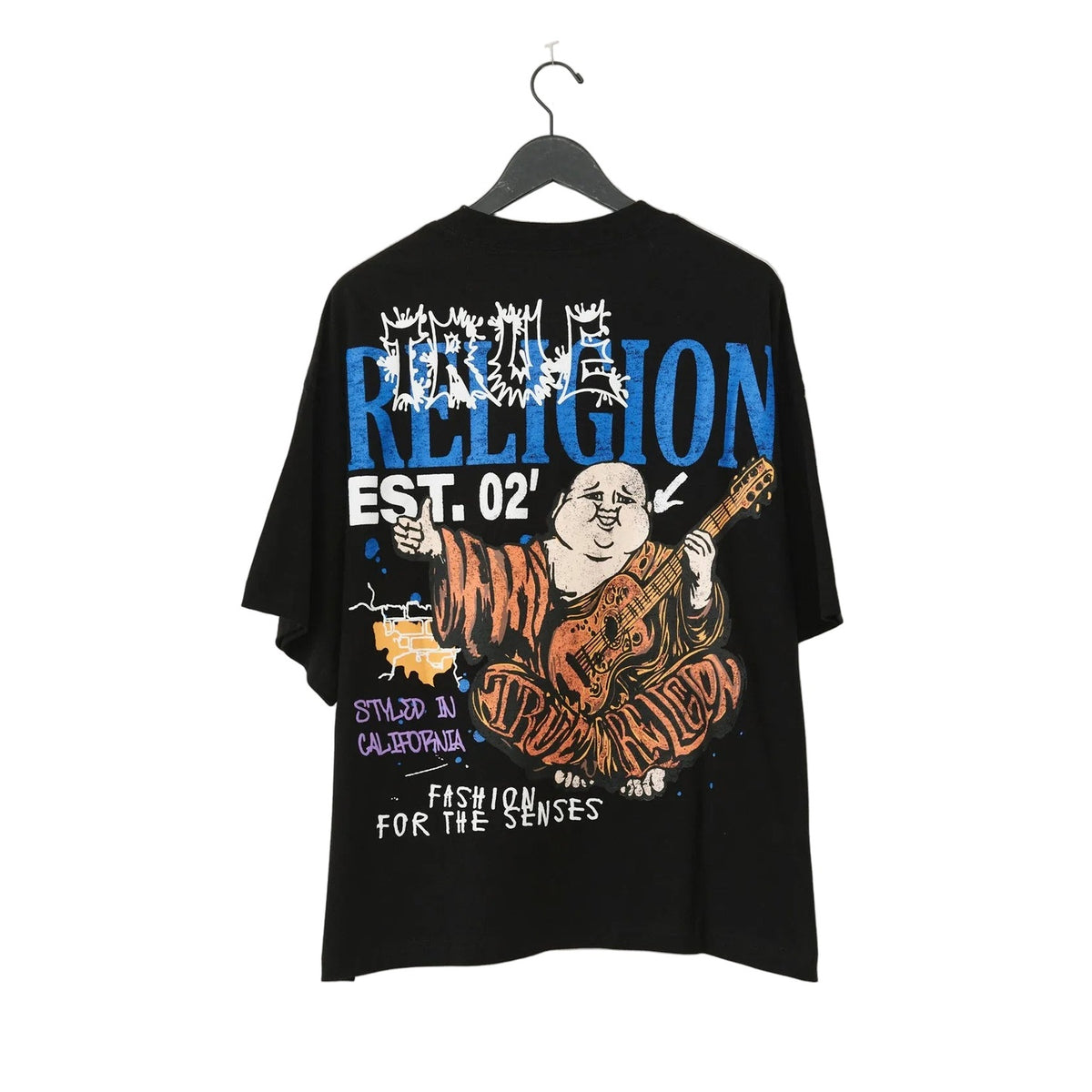 TRUE RELIGION CONCERT BUDDHA OVERSIZED TEE by True Religion