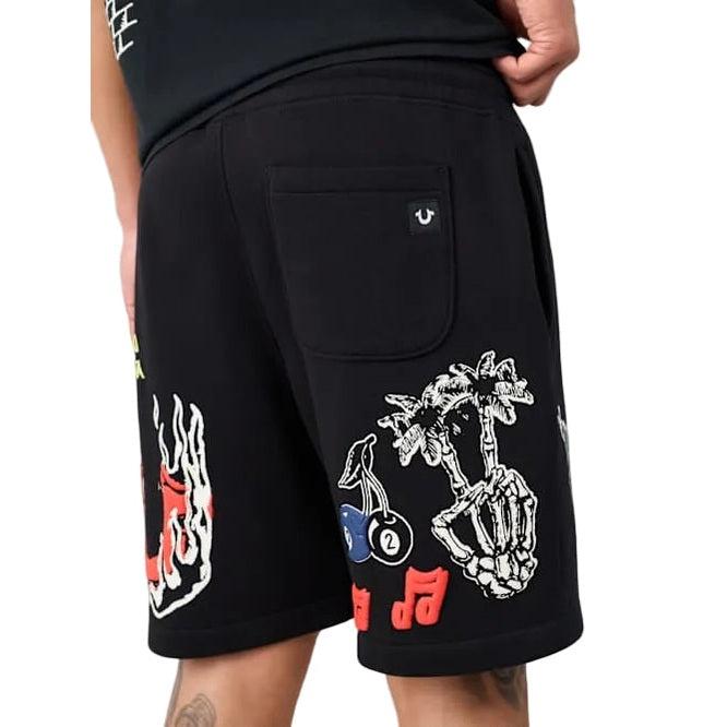 TRUE RELIGION SKETCHED LOGO FLEECE SHORT by True Religion