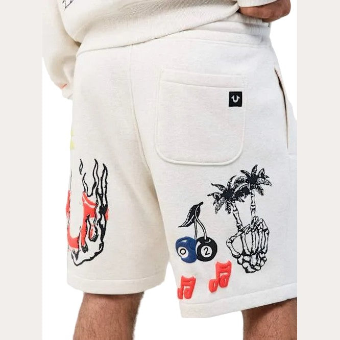 TRUE RELIGION SKETCHED LOGO FLEECE SHORT by True Religion