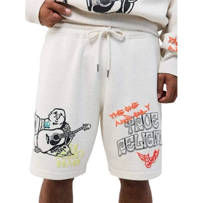 TRUE RELIGION SKETCHED LOGO FLEECE SHORT by True Religion