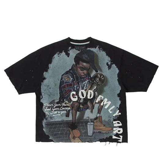 Victor SS Knit Tee by GFA CLOTHING