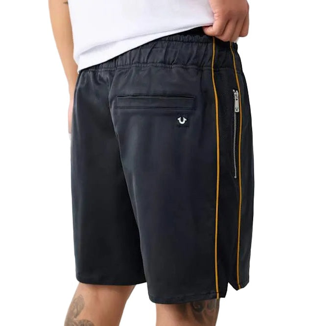 TRUE RELIGION MESH BLOCK SATIN SHORT by True Religion