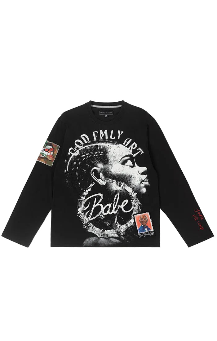GFA GRITTY LONGSLEEVE KNIT TEE by GFA CLOTHING