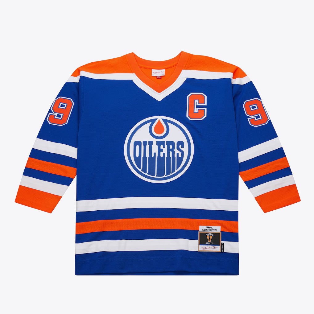 Wayne Gretzky Edmonton Oilers 1986-87 Royal Jersey