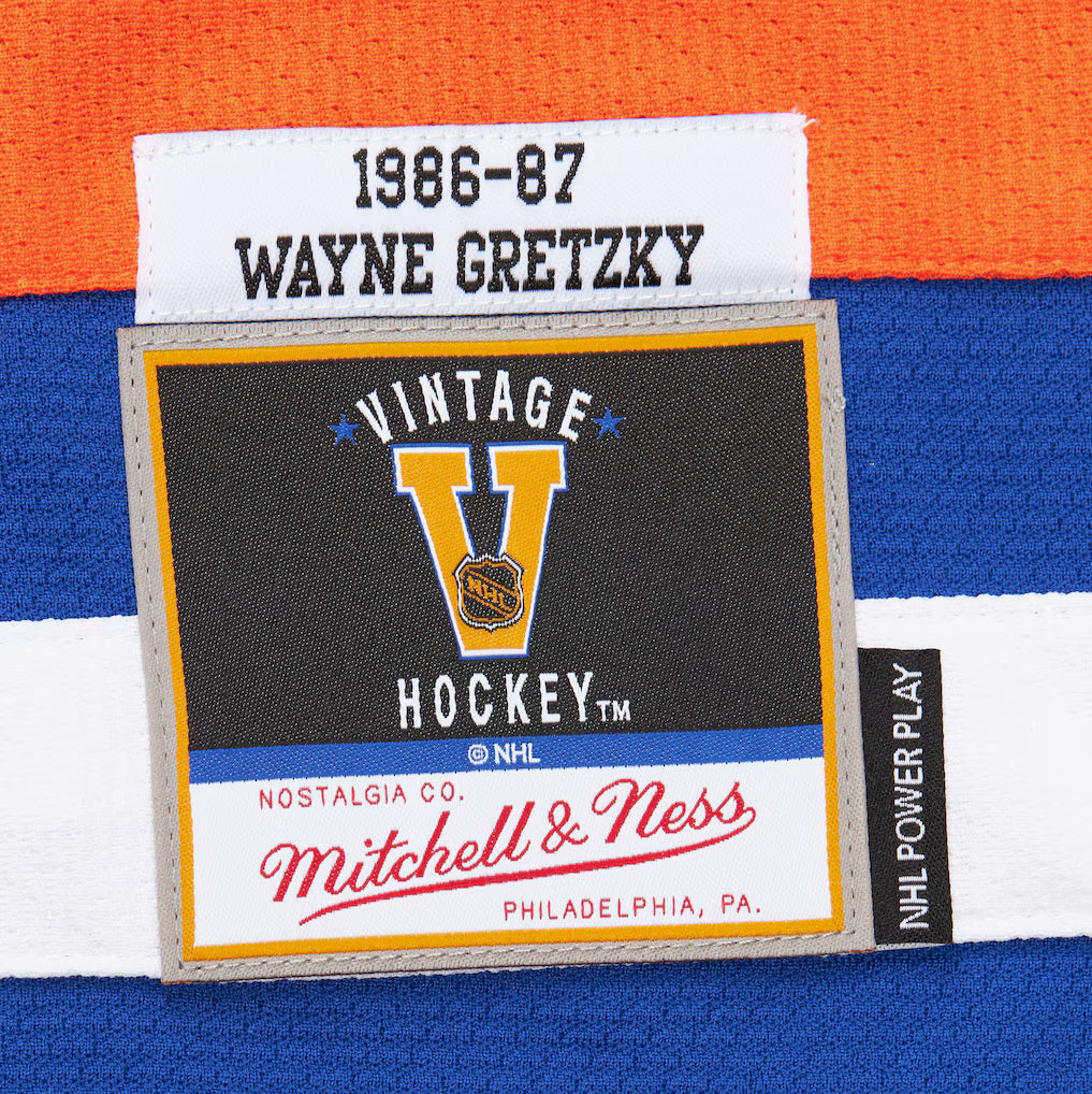 Wayne Gretzky Edmonton Oilers 1986-87 Royal Jersey