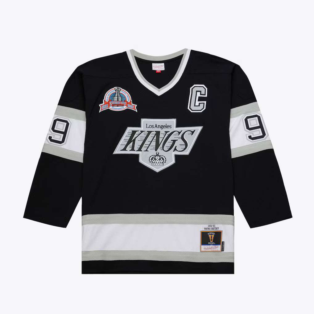 Mitchell and Ness Wayne Gretzky Kings 1992-93 Black Jersey