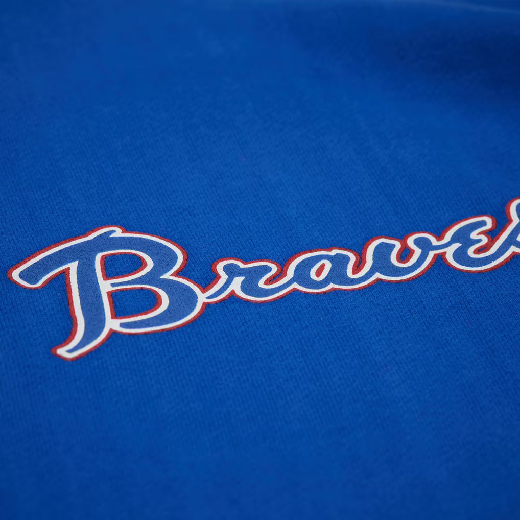 MITCHELL & NESS BRAVES CREWNECK SWEATSHIRT by Mitchell and Ness
