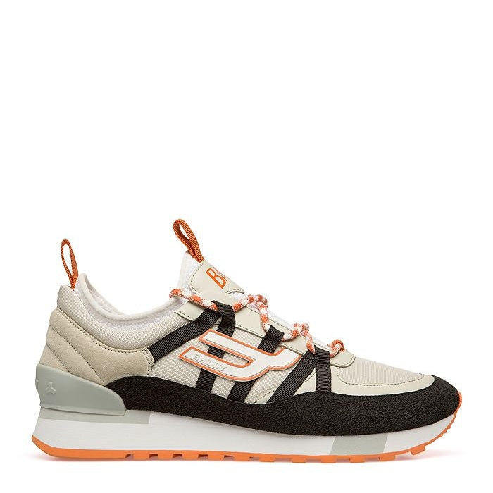 BALLY 6300603-GLICK WHT/ORANGE